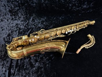 Early Vintage Original Lacquer CG Conn 10M Naked Lady Tenor Sax, Serial #263075- Fresh Ovherhaul